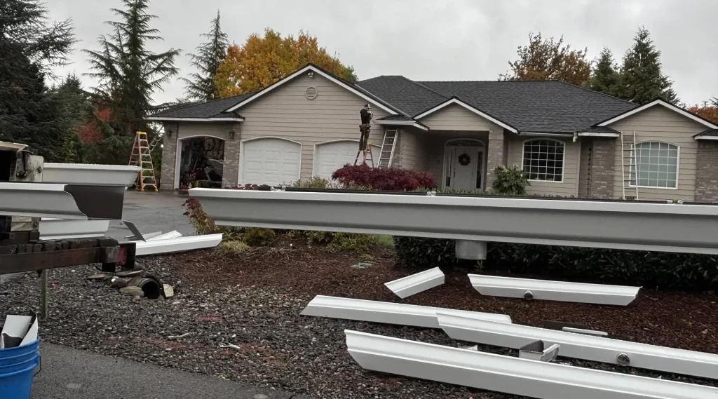 gutter installation process